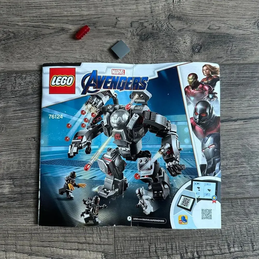 2019 Retired LEGO Marvel 76124 Infinity War War Machine Buster Set - Incomplete